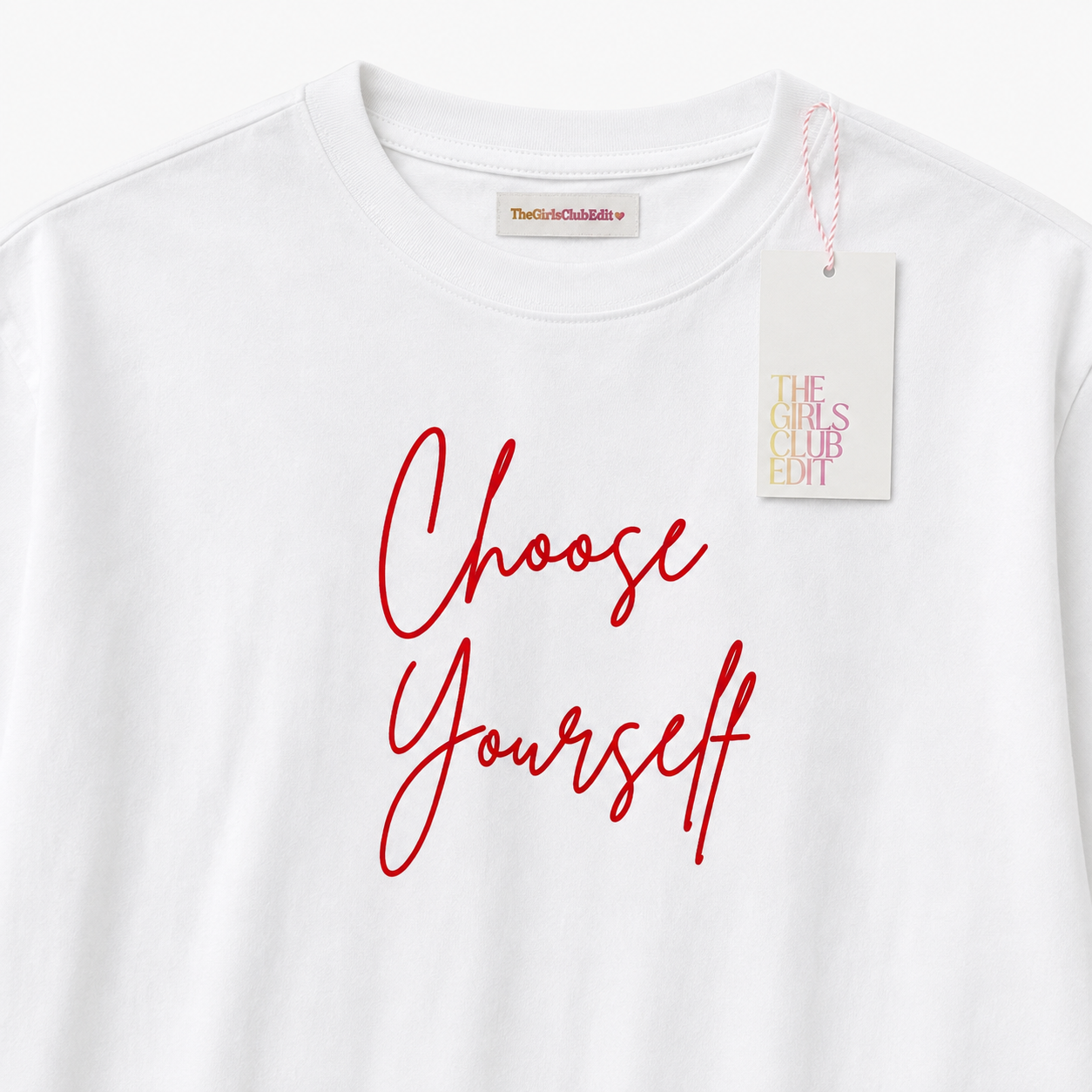 Choose Yourself Cropped boxy T-shirt