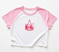 Balanced pink sleeve baby t-shirt