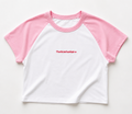 Pink sleeve baby T-shirt - The Girls club edit