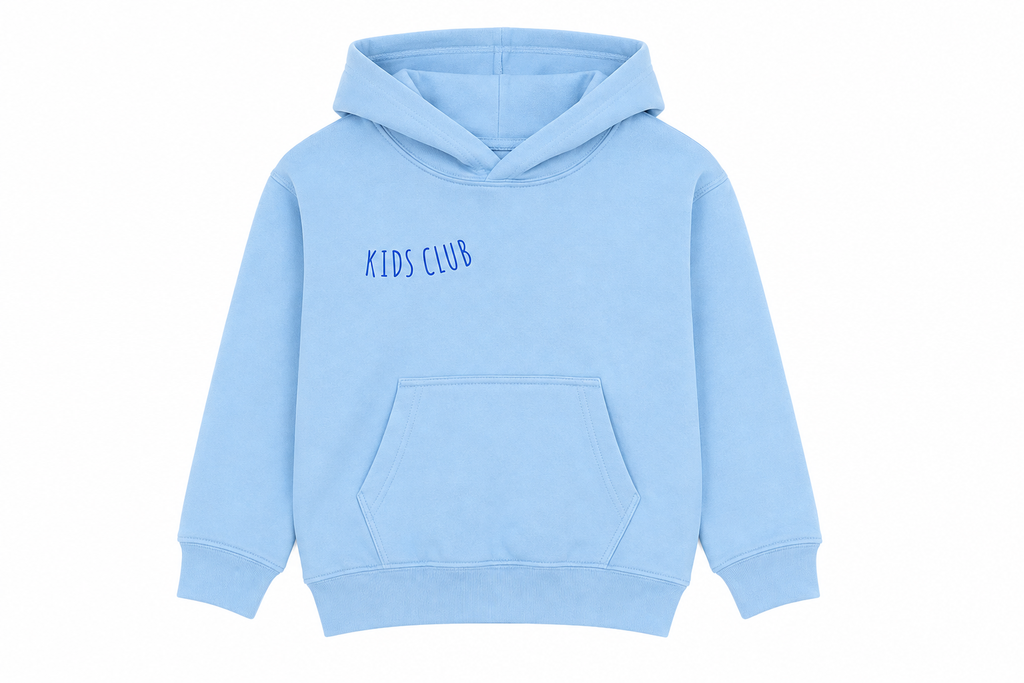 Childrens Blue Kids Club Hoodie