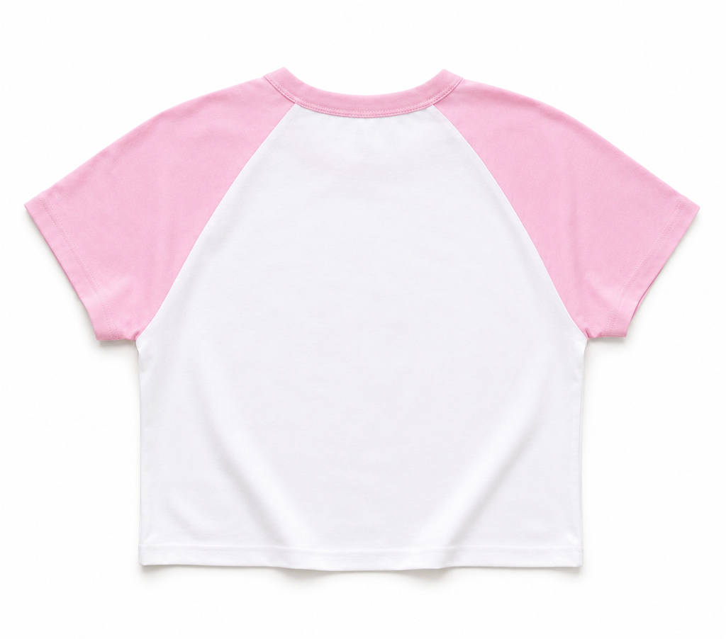 Pink sleeve baby T-shirt - The Girls club edit