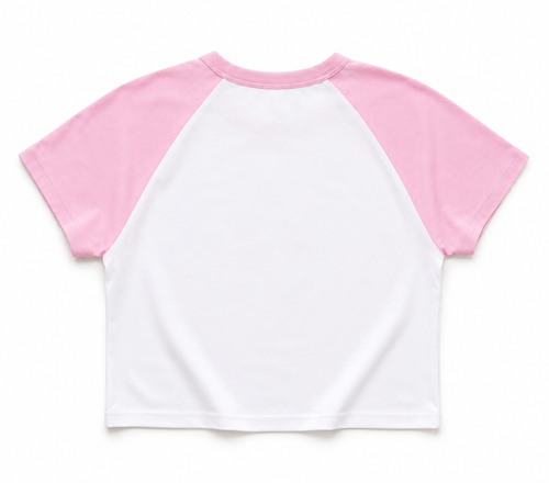 Balanced pink sleeve baby t-shirt
