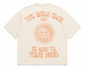 Be kind to your mind Oversized T-shirt - Orange