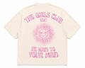 Be kind to your mind oversized T-shirt - PINK