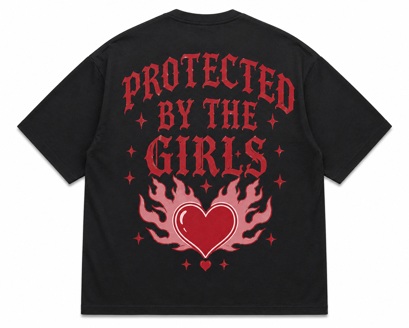 Protection Oversized T-shirt - BLACK