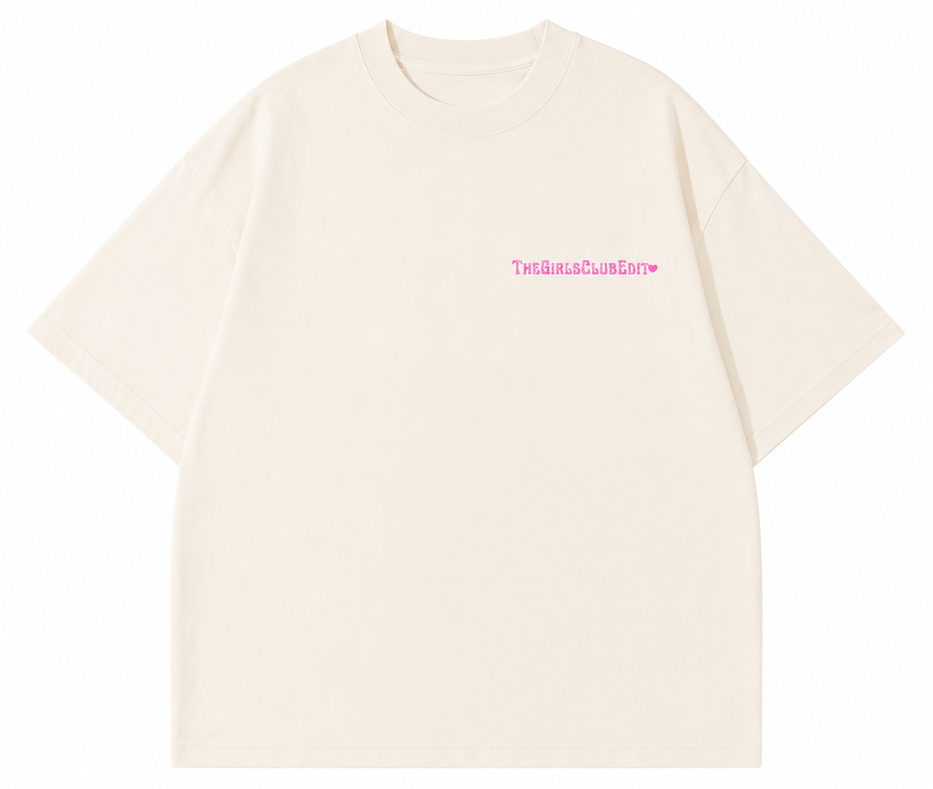 Be kind to your mind oversized T-shirt - PINK