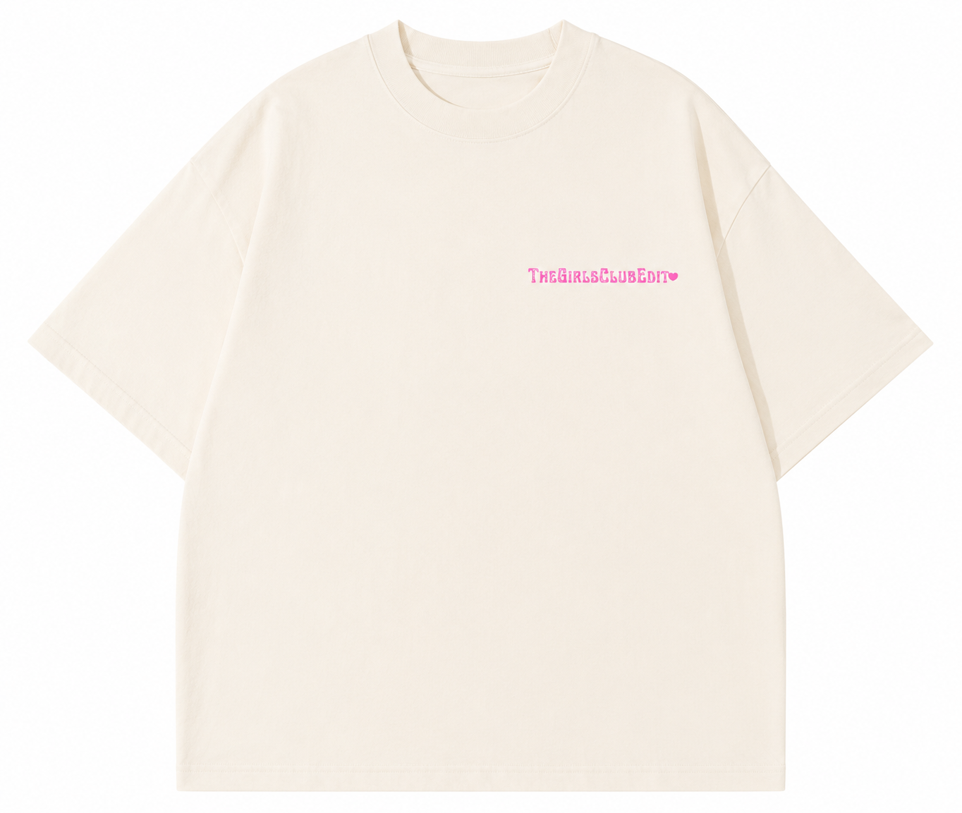 Be kind to your mind oversized T-shirt - PINK