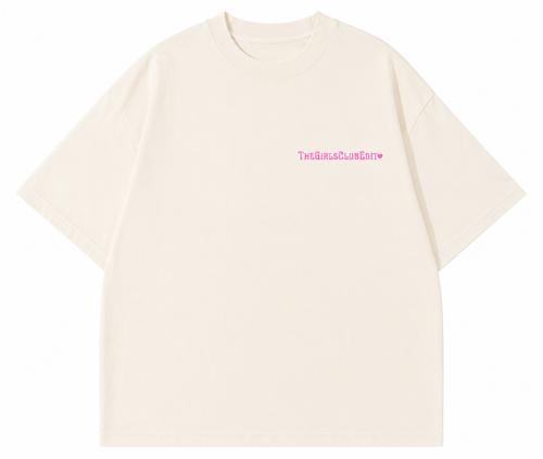 Be kind to your mind oversized T-shirt - PINK