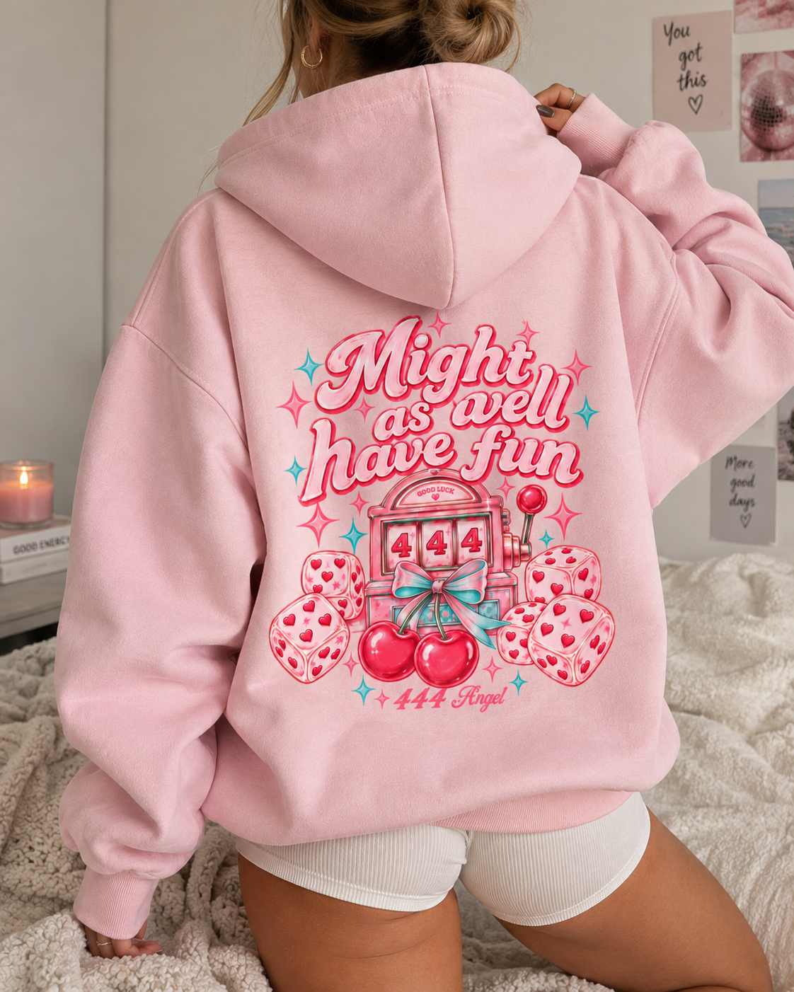 The Girls Club Edit X Allears - May as well have fun Hoodie