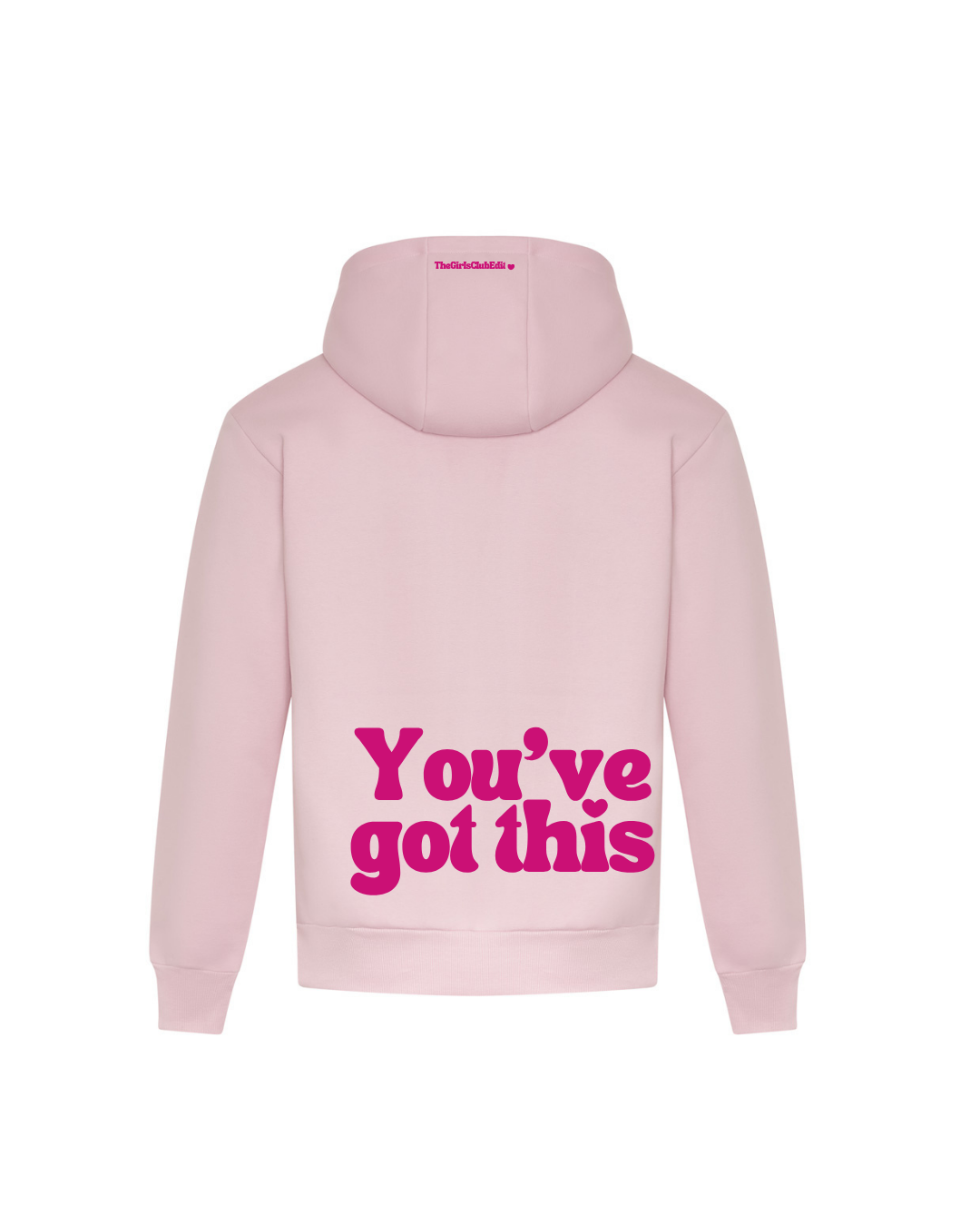 Baby Pink Oversized You've Got This Heavyweight Hoodie