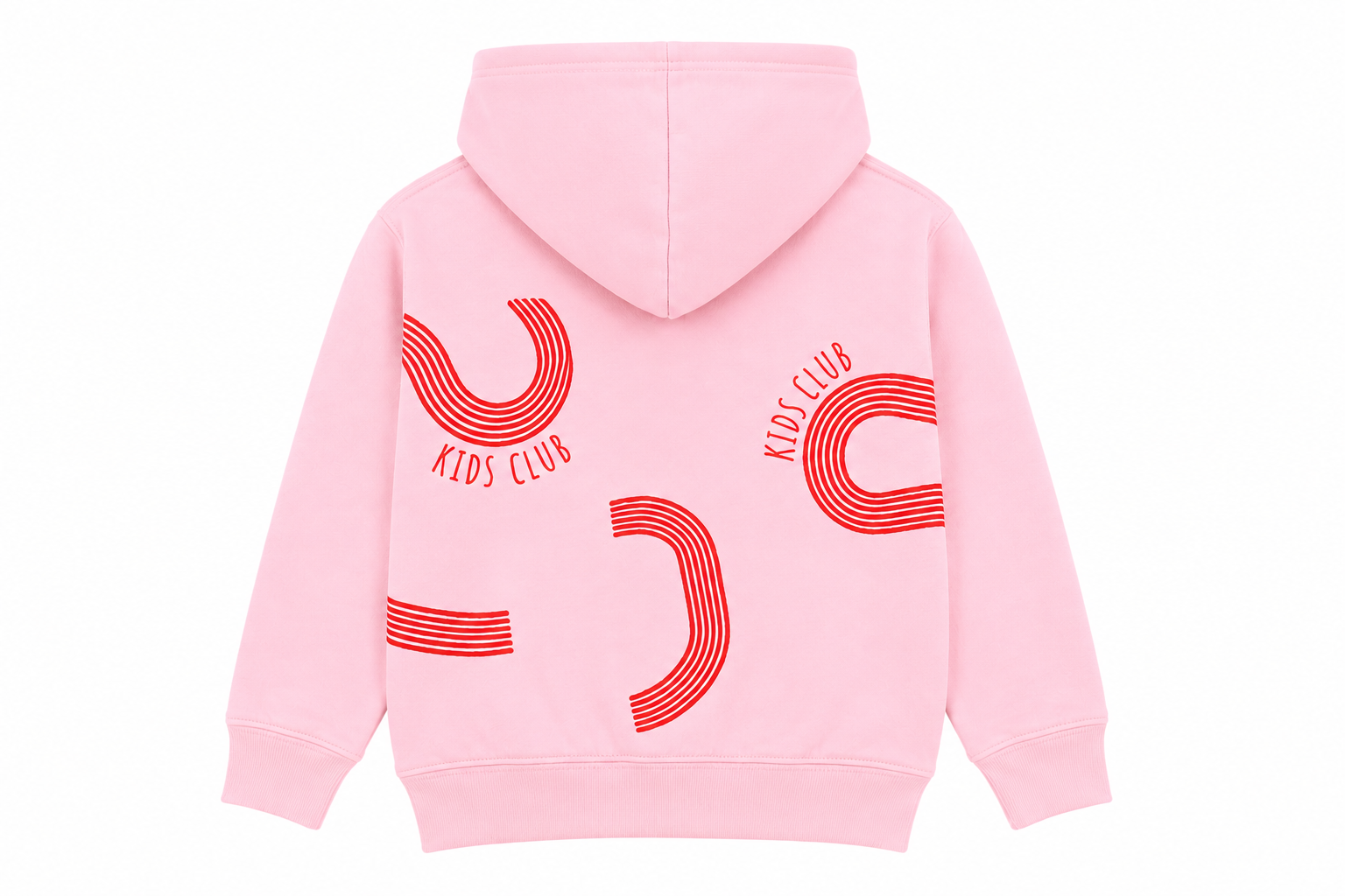 Baby Pink Kids Club hoodie